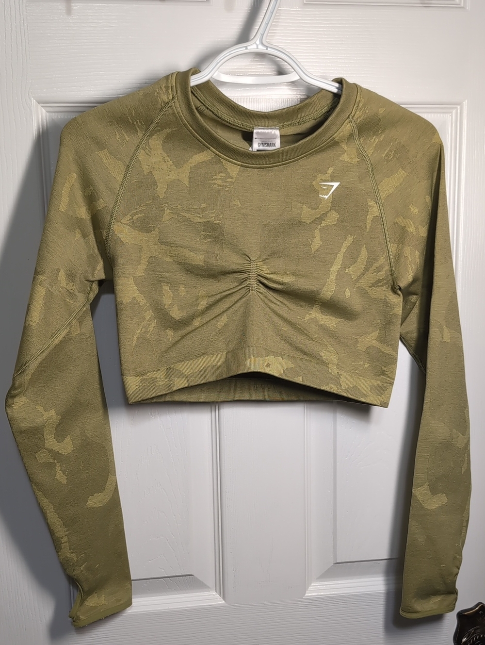 Gymshark Adapt Cameo Seamless Long Sleeve Stop Size Large